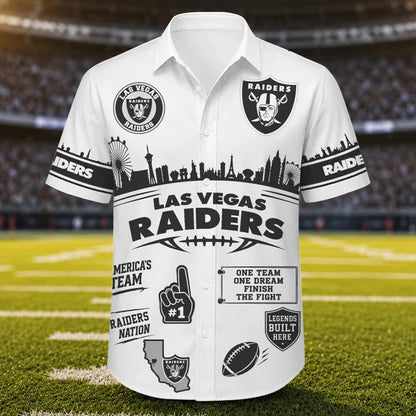 [SPECIAL OFFER] NEW CUSTOMIZED NFL07 LVR LAS VEGAS RAIDERS UNISEX HAWAIIAN SHIRT