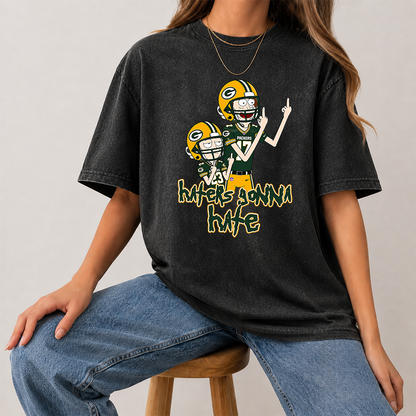 [SPECIAL OFFER] NEW CUSTOMIZED NFL08 GBP GREEN BAY PACKERS FUNNY WASHED TEE