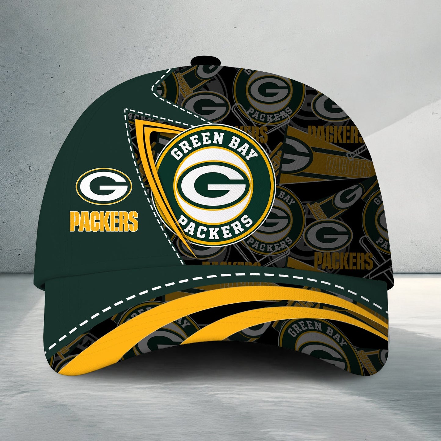 [SPECIAL OFFER] NEW CUSTOMIZED NFL08 GBP GREEN BAY PACKERS CLASSIC CAP