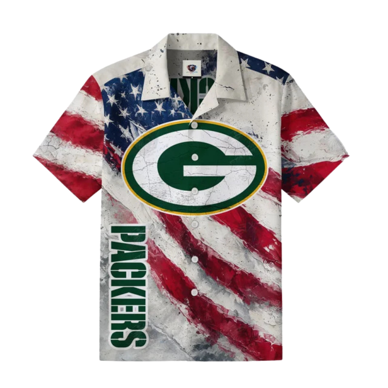 [SPECIAL OFFER] NEW CUSTOMIZED NFL08 GBP GREEN BAY PACKERS UNISEX HAWAIIAN SHIRT