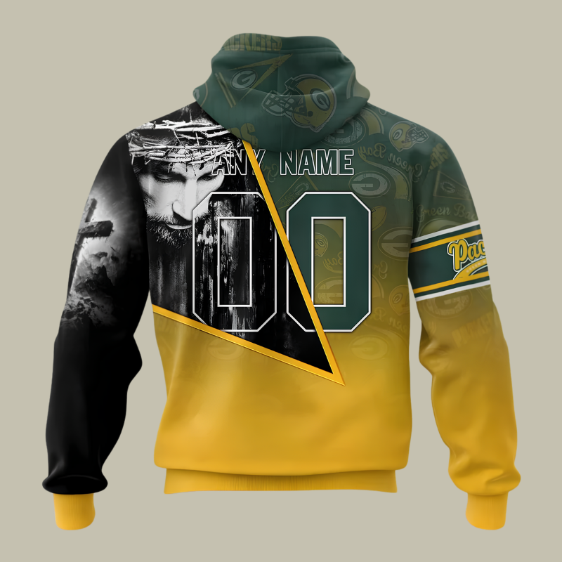 [SPECIAL OFFER] NEW CUSTOMIZED NFL08 GBP GREEN BAY PACKERS GOD'S BLESSING T-SHIRT, HOODIE & ZIP HOODIE