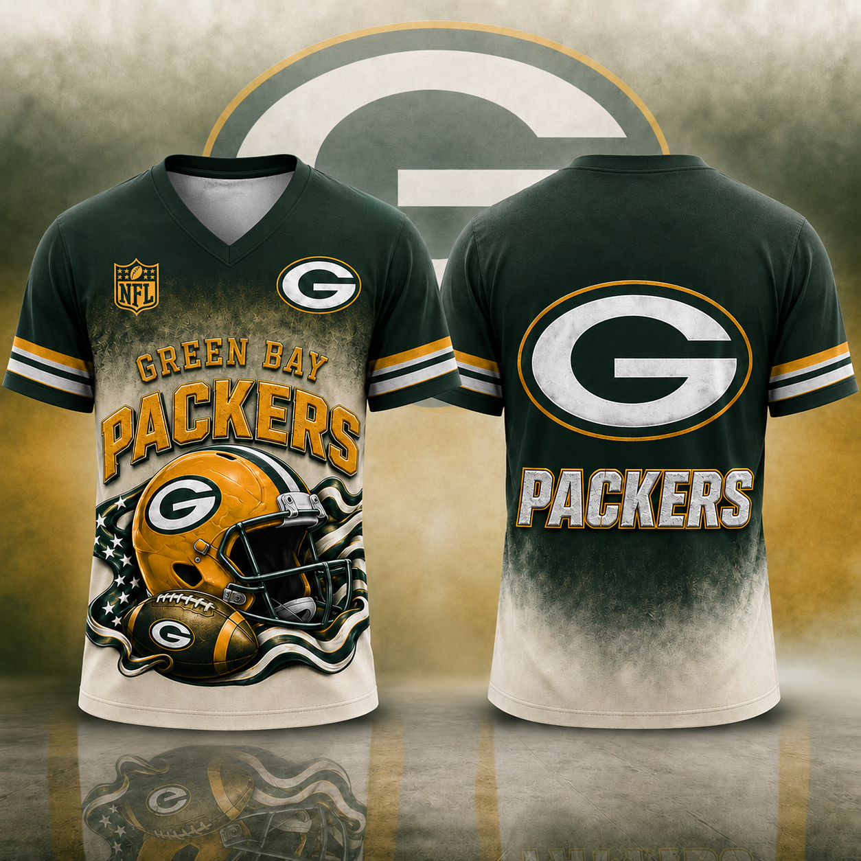 [SPECIAL OFFER] NEW CUSTOMIZED NFL08 GBP GREEN BAY PACKERS APPAREL