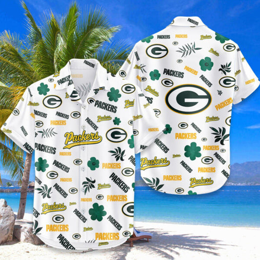[SPECIAL OFFER] NEW CUSTOMIZED NFL08 GBP GREEN BAY PACKERS UNISEX HAWAIIAN SHIRT