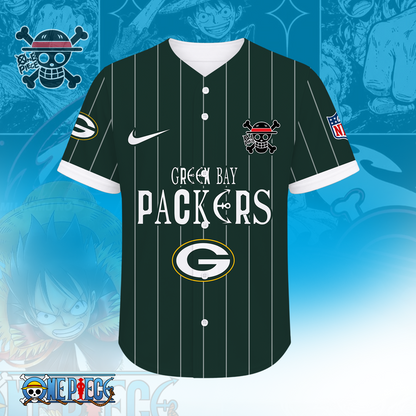 [SPECIAL OFFER] NEW CUSTOMIZED NFL08 GBP GREEN BAY PACKERS BASEBALL JERSEY
