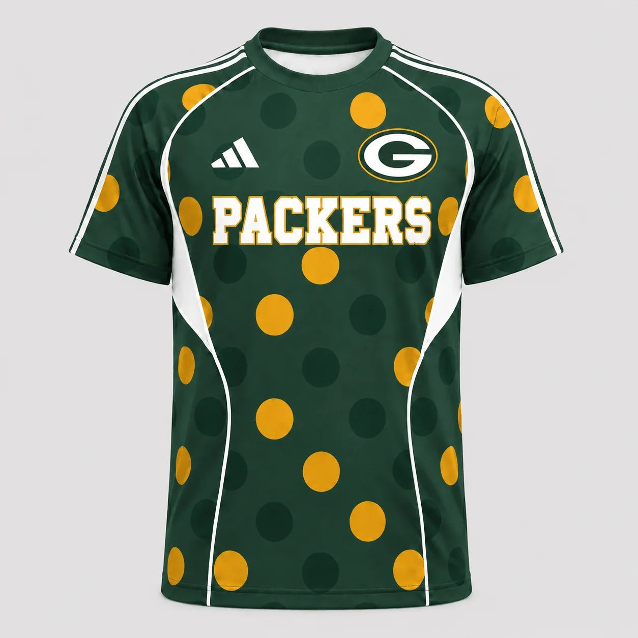 [SPECIAL OFFER] NEW CUSTOMIZED NFL08 GBP GREEN BAY PACKERS RAGLAN TEE