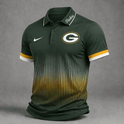 [SPECIAL OFFER] NEW CUSTOMIZED NFL08 GBP GREEN BAY PACKERS POLO SHIRT