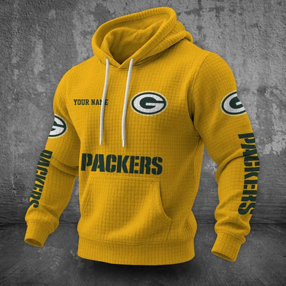 [SPECIAL OFFER] NEW CUSTOMIZED NFL08 GBP GREEN BAY PACKERS UNISEX HOODED SWEATSHIRT