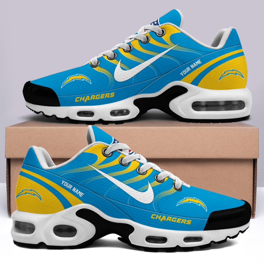 [SPECIAL OFFER] NEW CUSTOMIZED NFL09 LAC LOS ANGELES CHARGERS AIR MAX PLUS SNEAKERS
