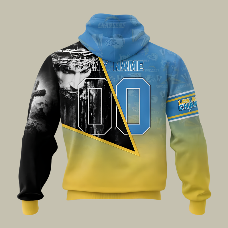 [SPECIAL OFFER] NEW CUSTOMIZED NFL09 LAC LOS ANGELES CHARGERS GOD'S BLESSING T-SHIRT, HOODIE & ZIP HOODIE
