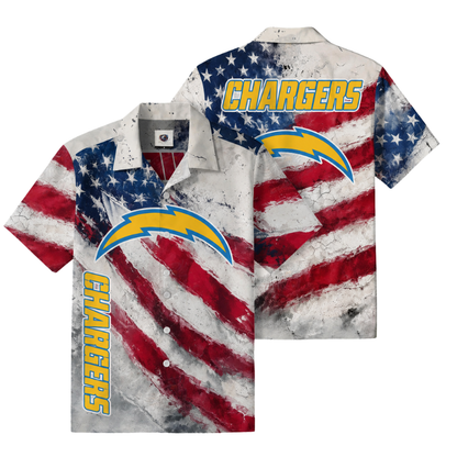 [SPECIAL OFFER] NEW CUSTOMIZED NFL09 LAC LOS ANGELES CHARGERS UNISEX HAWAIIAN SHIRT