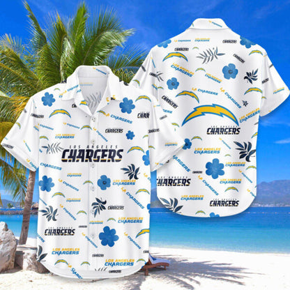 [SPECIAL OFFER] NEW CUSTOMIZED NFL09 LAC LOS ANGELES CHARGERS UNISEX HAWAIIAN SHIRT