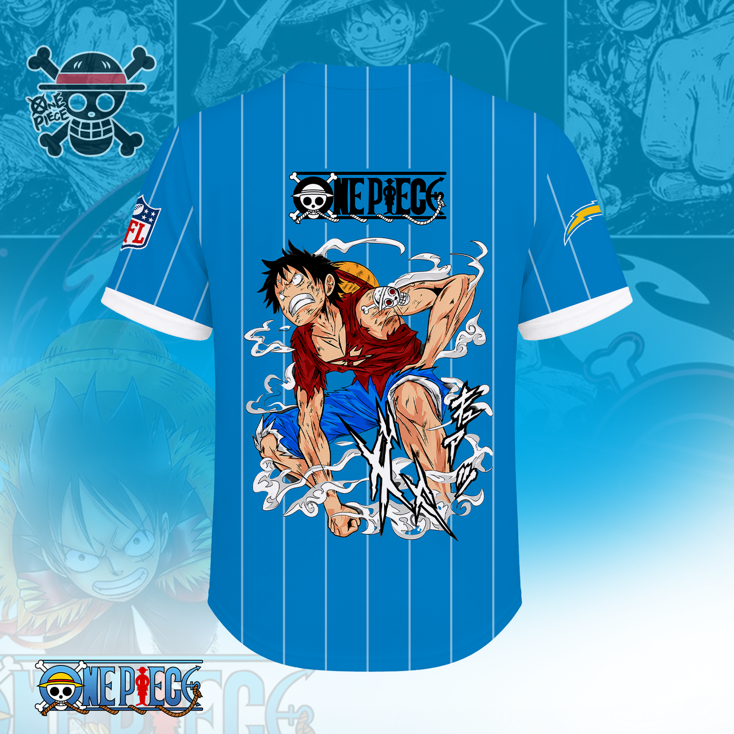 [SPECIAL OFFER] NEW CUSTOMIZED NFL09 LAC LOS ANGELES CHARGERS BASEBALL JERSEY