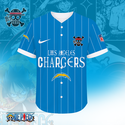 [SPECIAL OFFER] NEW CUSTOMIZED NFL09 LAC LOS ANGELES CHARGERS BASEBALL JERSEY
