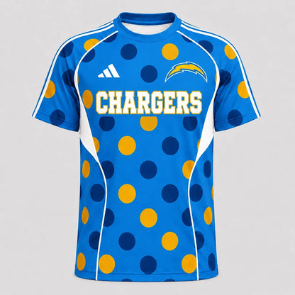[SPECIAL OFFER] NEW CUSTOMIZED NFL09 LAC LOS ANGELES CHARGERS RAGLAN TEE