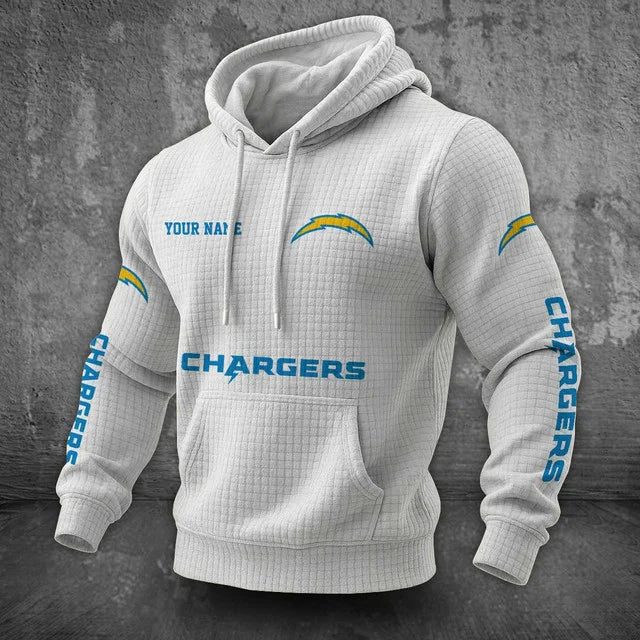 [SPECIAL OFFER] NEW CUSTOMIZED NFL09 LAC LOS ANGELES CHARGERS UNISEX HOODED SWEATSHIRT