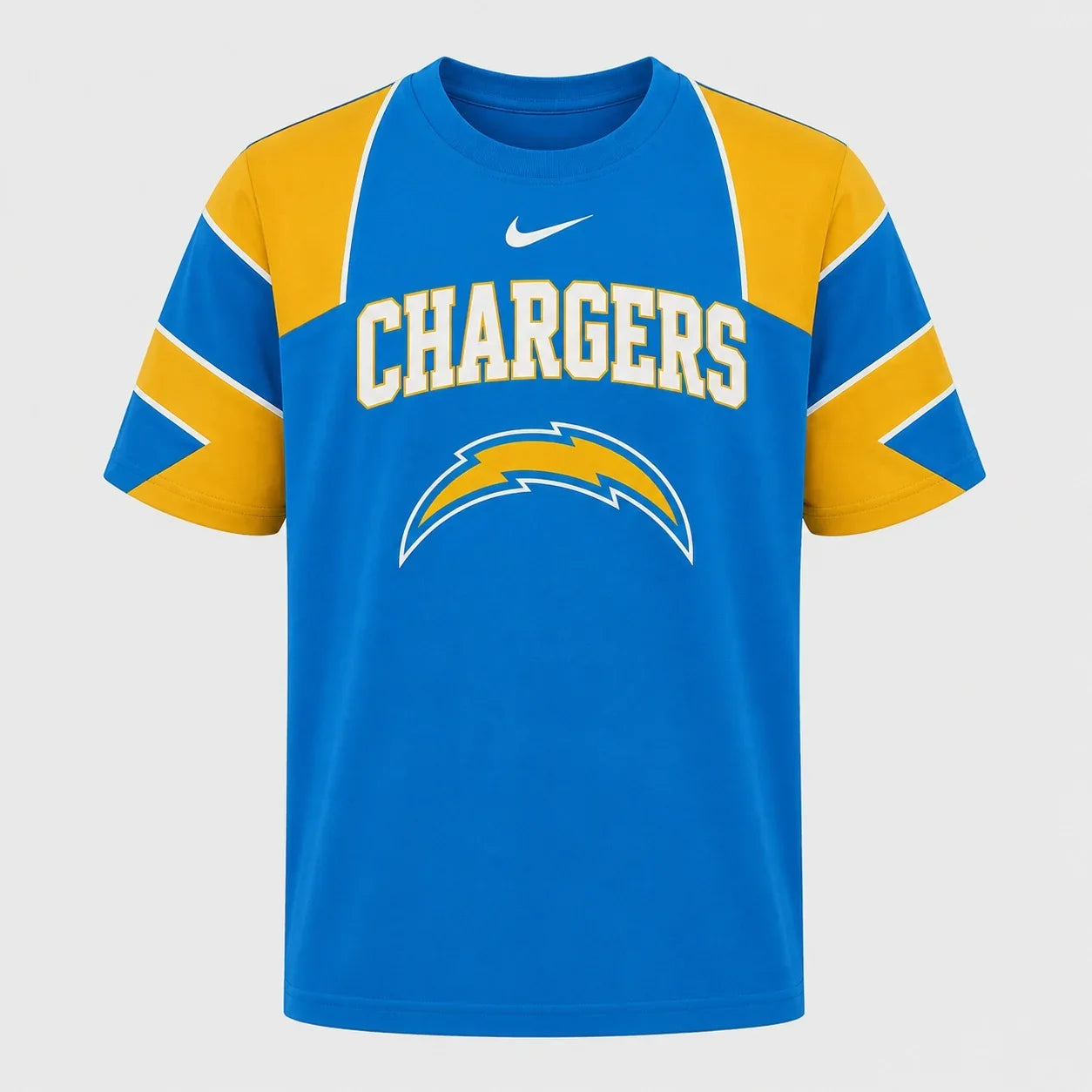 [SPECIAL OFFER] NEW CUSTOMIZED NFL09 LAC LOS ANGELES CHARGERS RAGLAN TEE