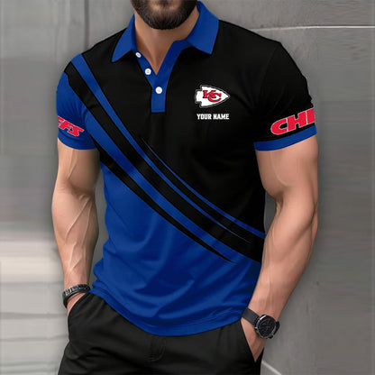 [SPECIAL OFFER] NEW CUSTOMIZED NFL01 KCC KANSAS CITY CHIEFS POLO SHIRT