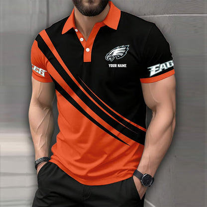 [SPECIAL OFFER] NEW CUSTOMIZED NFL02 PPE PHILADELPHIA EAGLES POLO SHIRT