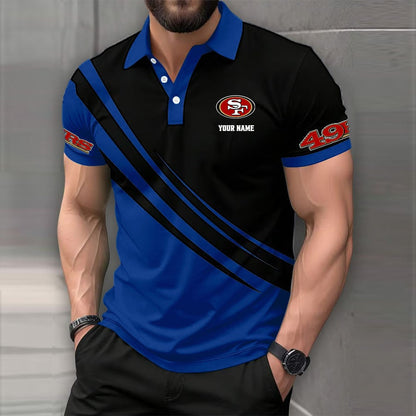 [SPECIAL OFFER] NEW CUSTOMIZED NFL11 SF49 SAN FRANCISCO 49ERS POLO SHIRT