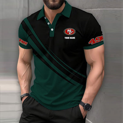 [SPECIAL OFFER] NEW CUSTOMIZED NFL11 SF49 SAN FRANCISCO 49ERS POLO SHIRT