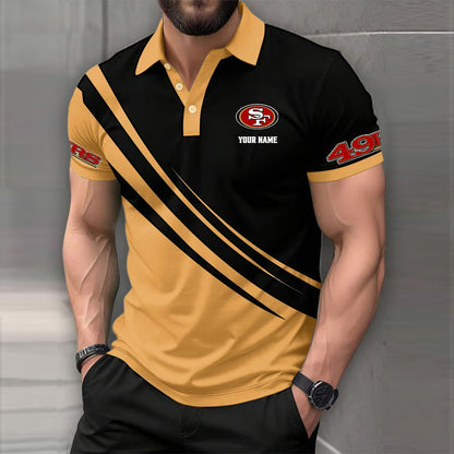 [SPECIAL OFFER] NEW CUSTOMIZED NFL11 SF49 SAN FRANCISCO 49ERS POLO SHIRT