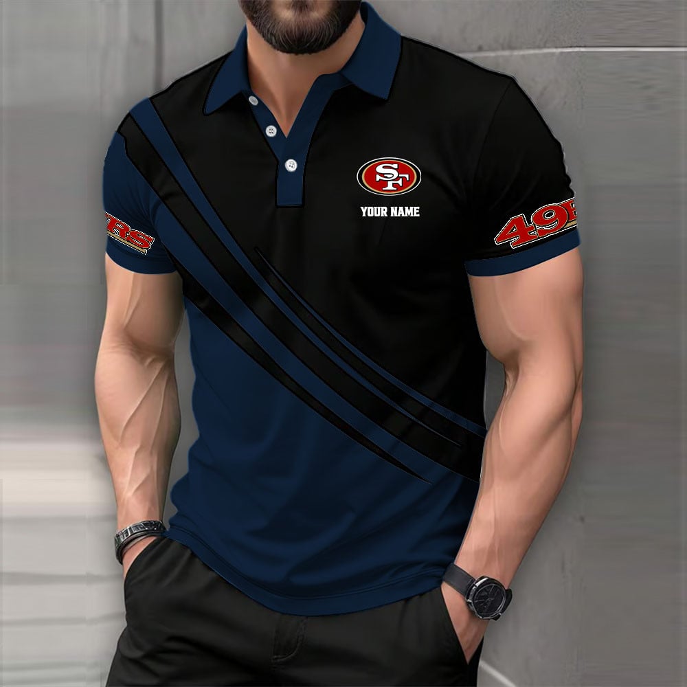 [SPECIAL OFFER] NEW CUSTOMIZED NFL11 SF49 SAN FRANCISCO 49ERS POLO SHIRT