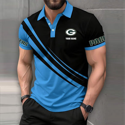 [SPECIAL OFFER] NEW CUSTOMIZED NFL08 GBP GREEN BAY PACKERS POLO SHIRT