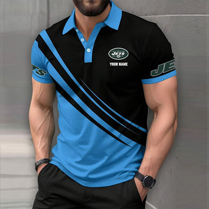 [SPECIAL OFFER] NEW CUSTOMIZED NFL25 NYJ NEW YORK JETS POLO SHIRT