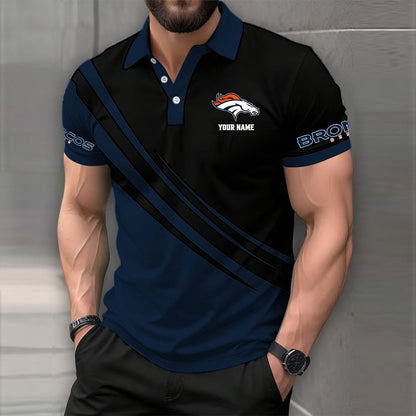 [SPECIAL OFFER] NEW CUSTOMIZED NFL13 DVB DENVER BRONCOS POLO SHIRT
