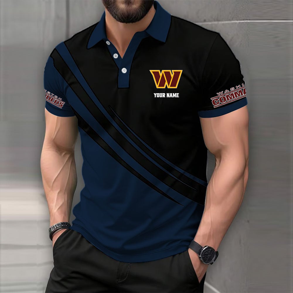 [SPECIAL OFFER] NEW CUSTOMIZED NFL12 WTC WASHINGTON COMMANDERS POLO SHIRT