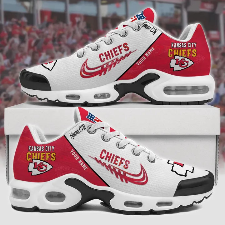 [SPECIAL OFFER] NEW CUSTOMIZED NFL01 KCC KANSAS CITY CHIEFS AIR MAX PLUS SNEAKERS