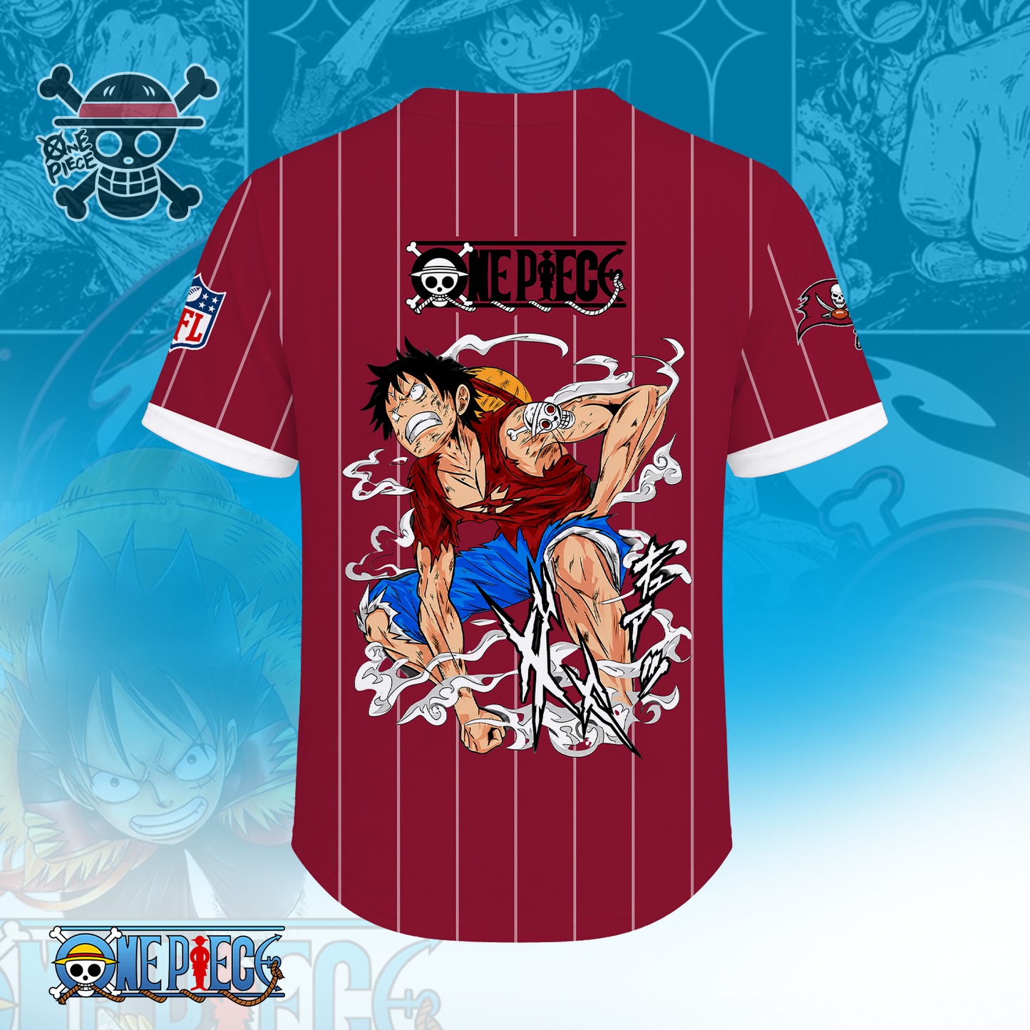 [SPECIAL OFFER] NEW CUSTOMIZED NFL10 TBB TAMPA BAY BUCCANEERS BASEBALL JERSEY