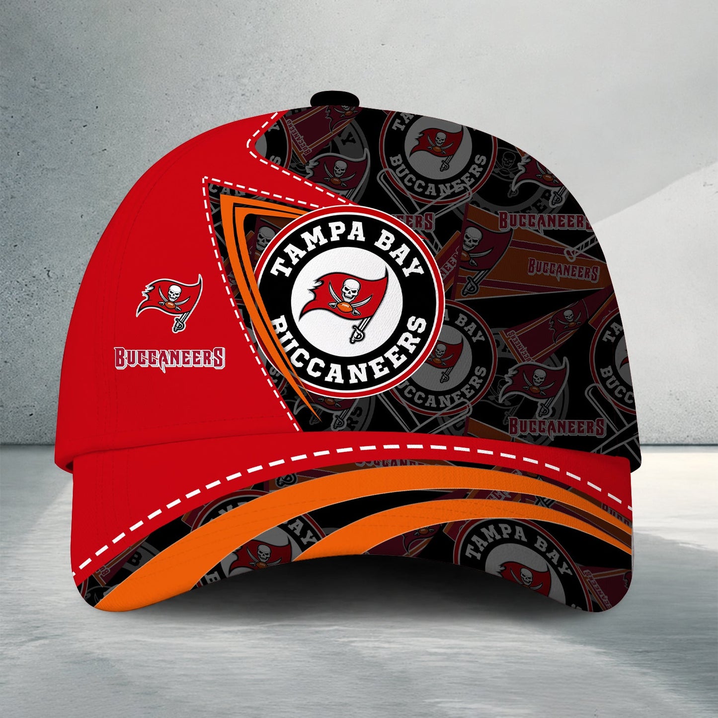 [SPECIAL OFFER] NEW CUSTOMIZED NFL10 TBB TAMPA BAY BUCCANEERS CLASSIC CAP