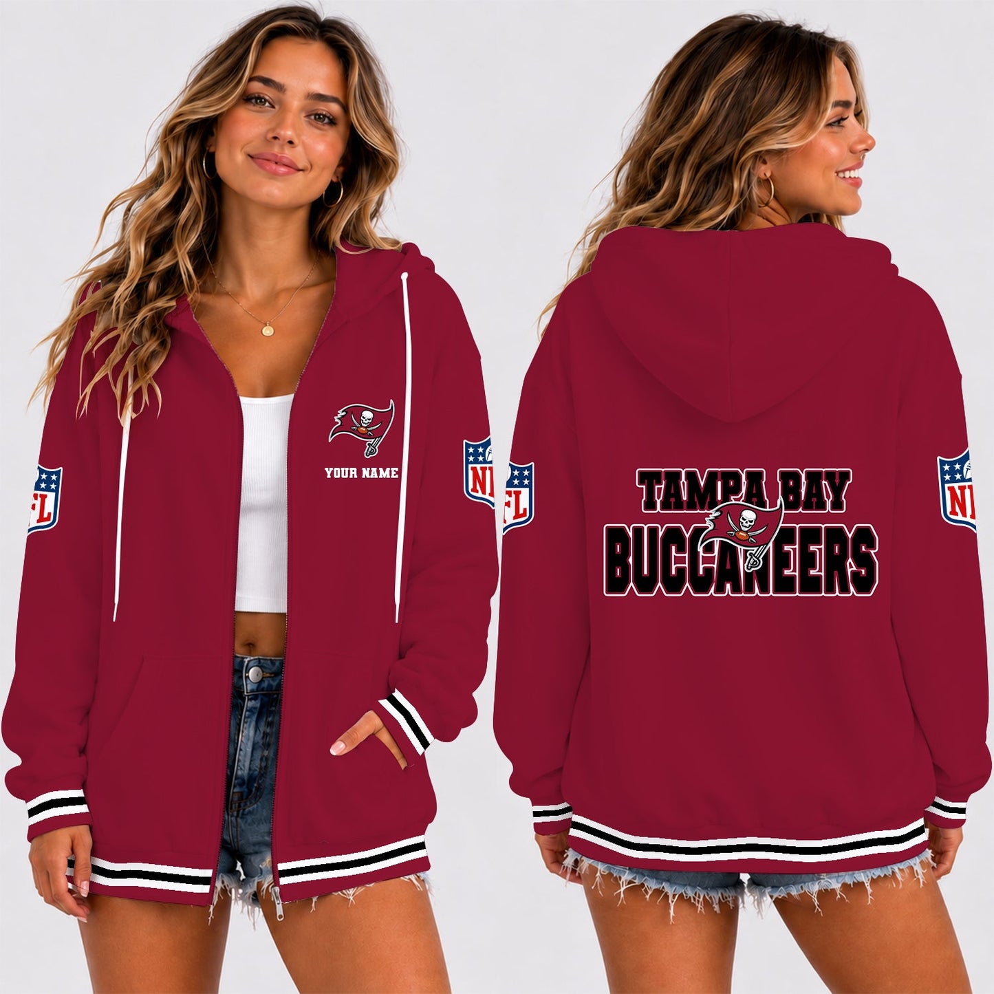 [SPECIAL OFFER] NEW CUSTOMIZED NFL10 TBB TAMPA BAY BUCCANEERS T-SHIRT, HOODIE, ZIP HOODIE