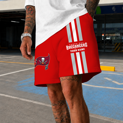 [SPECIAL OFFER] NEW CUSTOMIZED NFL10 TBB TAMPA BAY BUCCANEERS SHORT PANTS