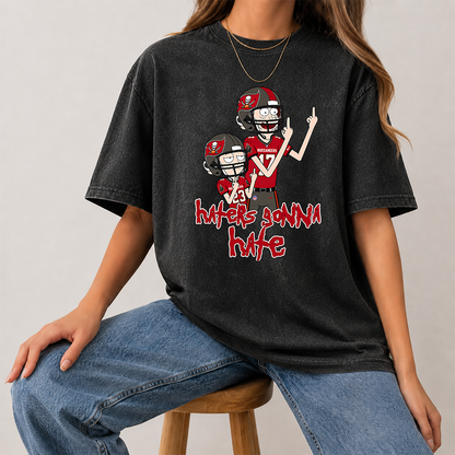 [SPECIAL OFFER] NEW CUSTOMIZED NFL10 TBB TAMPA BAY BUCCANEERS FUNNY WASHED TEE