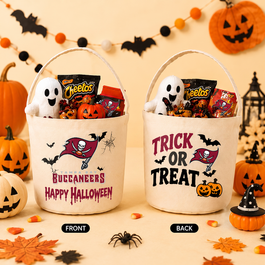 [SPECIAL OFFER] NEW CUSTOMIZED NFL10 TBB TAMPA BAY BUCCANEERS HALLOWEEN BASKET