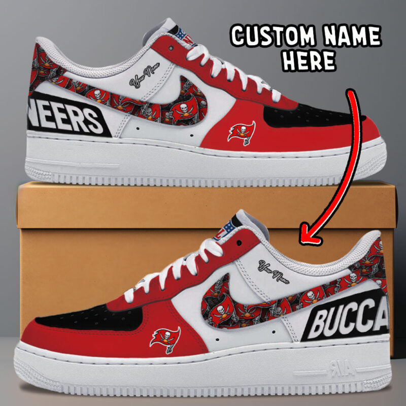 [SPECIAL OFFER] NEW CUSTOMIZED NFL10 TBB TAMPA BAY BUCCANEERS AF1 SNEAKERS