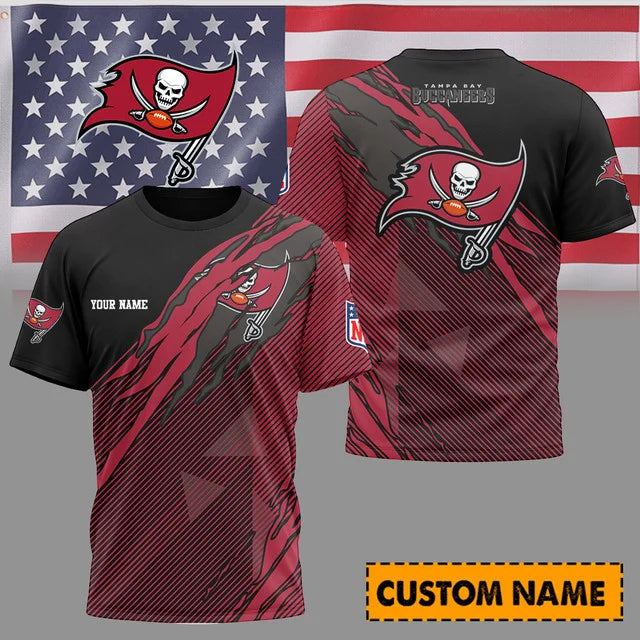 [SPECIAL OFFER] NEW CUSTOMIZED NFL10 TBB TAMPA BAY BUCCANEERS UNISEX T-SHIRT & POLO
