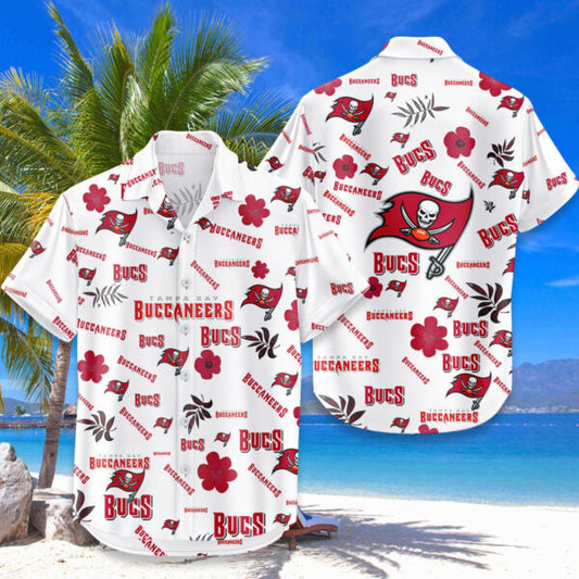[SPECIAL OFFER] NEW CUSTOMIZED NFL10 TBB TAMPA BAY BUCCANEERS UNISEX HAWAIIAN SHIRT
