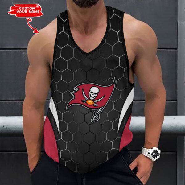 [SPECIAL OFFER] NEW CUSTOMIZED NFL10 TBB TAMPA BAY BUCCANEERS UNISEX TANK TOP