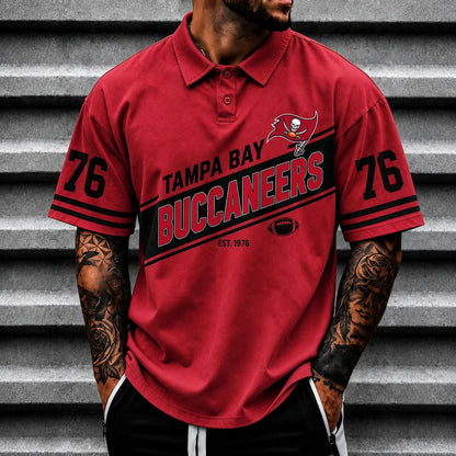 [SPECIAL OFFER] NEW CUSTOMIZED NFL10 TBB TAMPA BAY BUCCANEERS POLO SHIRT