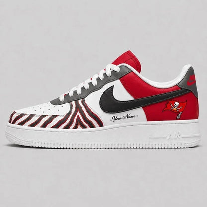 [SPECIAL OFFER] NEW CUSTOMIZED NFL10 TBB TAMPA BAY BUCCANEERS AF1 SHOES