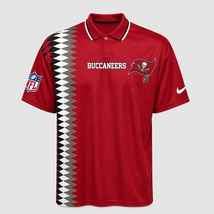 [SPECIAL OFFER] NEW CUSTOMIZED NFL10 TBB TAMPA BAY BUCCANEERS POLO SHIRT