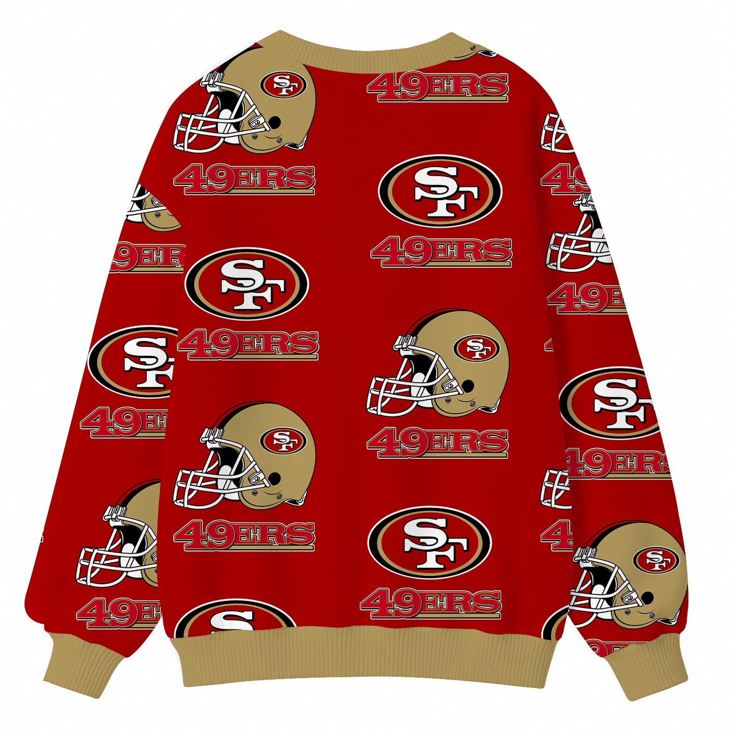 [SPECIAL OFFER] NEW CUSTOMIZED NFL11 SF49 SAN FRANCISCO 49ERS CARDIGAN