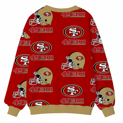 [SPECIAL OFFER] NEW CUSTOMIZED NFL11 SF49 SAN FRANCISCO 49ERS CARDIGAN