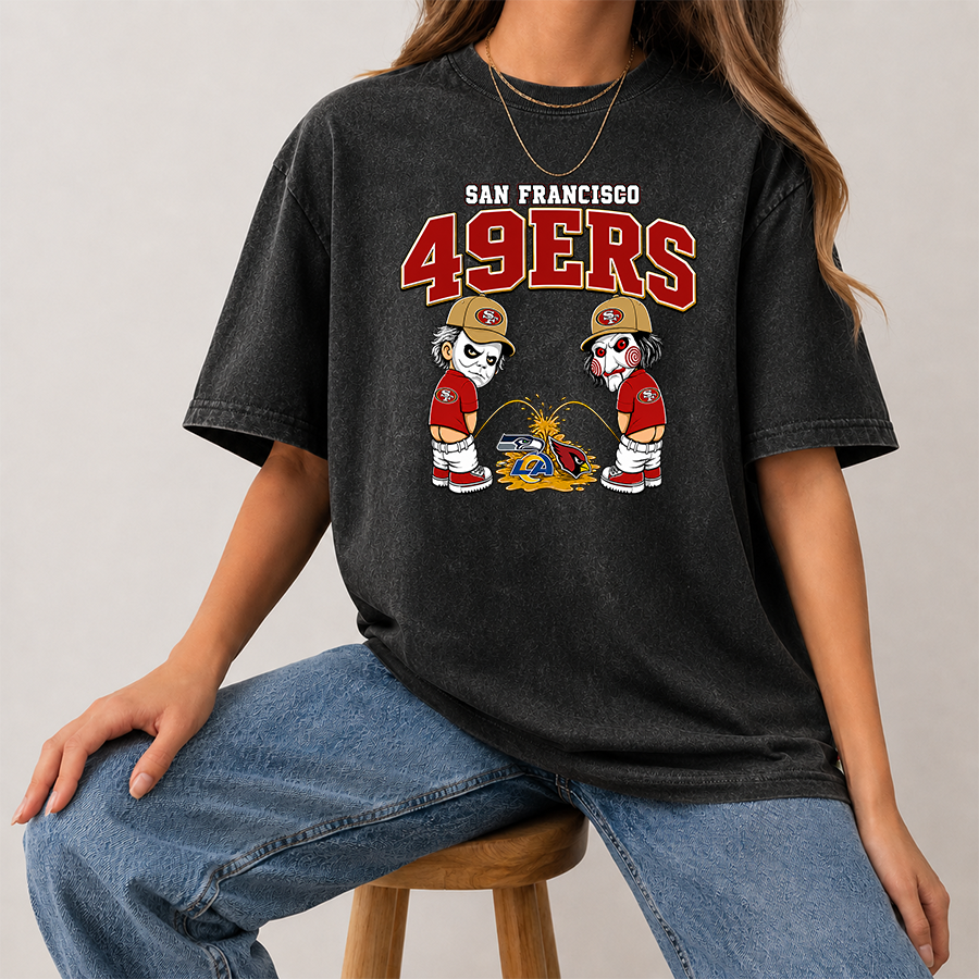 [SPECIAL OFFER] NEW CUSTOMIZED NFL11 SF49 SAN FRANCISCO 49ERS FUNNY WASHED TEE