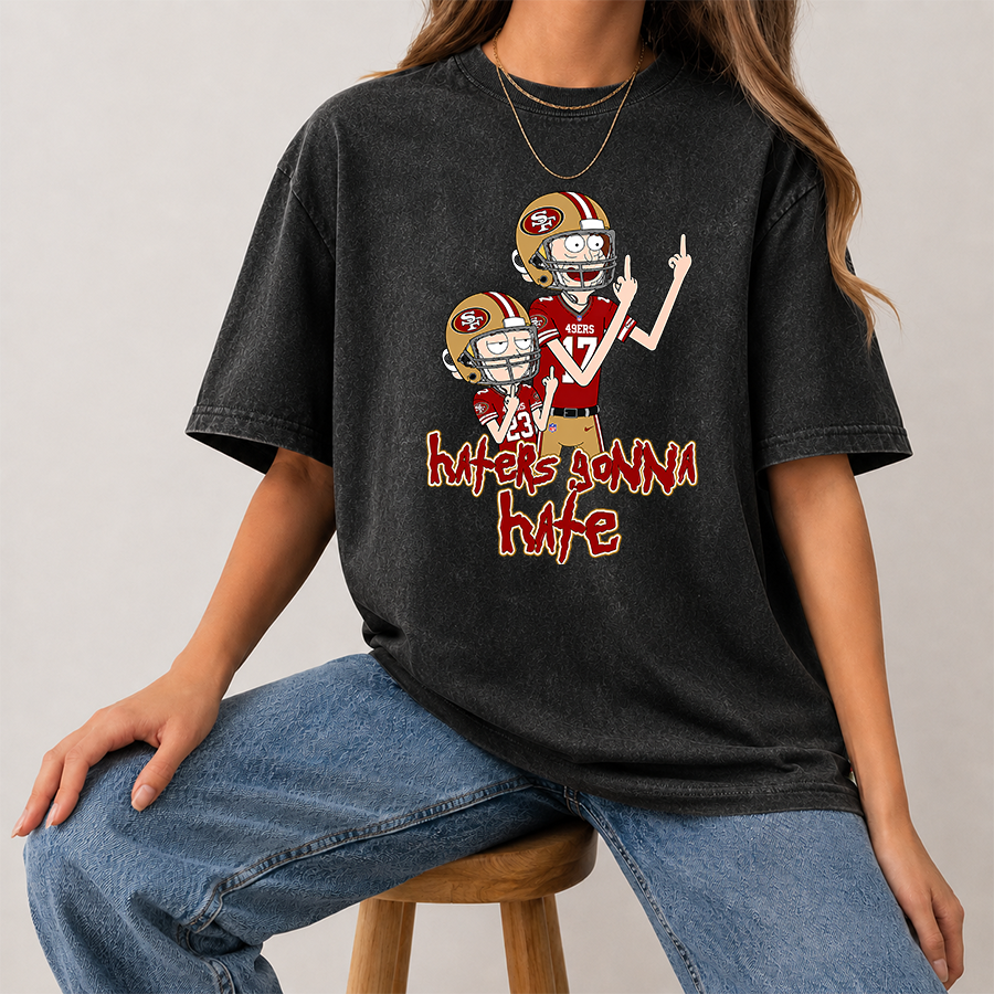 [SPECIAL OFFER] NEW CUSTOMIZED NFL11 SF49 SAN FRANCISCO 49ERS FUNNY WASHED TEE