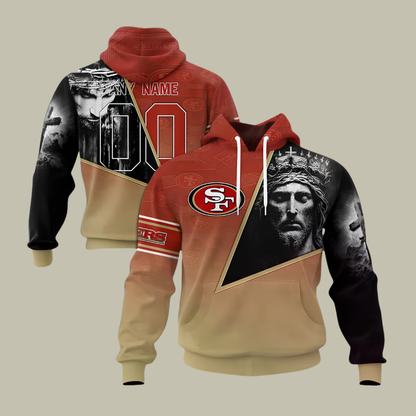 [SPECIAL OFFER] NEW CUSTOMIZED NFL11 SF49 SAN FRANCISCO 49ERS GOD'S BLESSING T-SHIRT, HOODIE & ZIP HOODIE