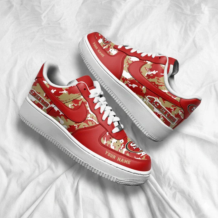 [SPECIAL OFFER] NEW CUSTOMIZED NFL11 SF49 SAN FRANCISCO 49ERS AF1 SNEAKERS